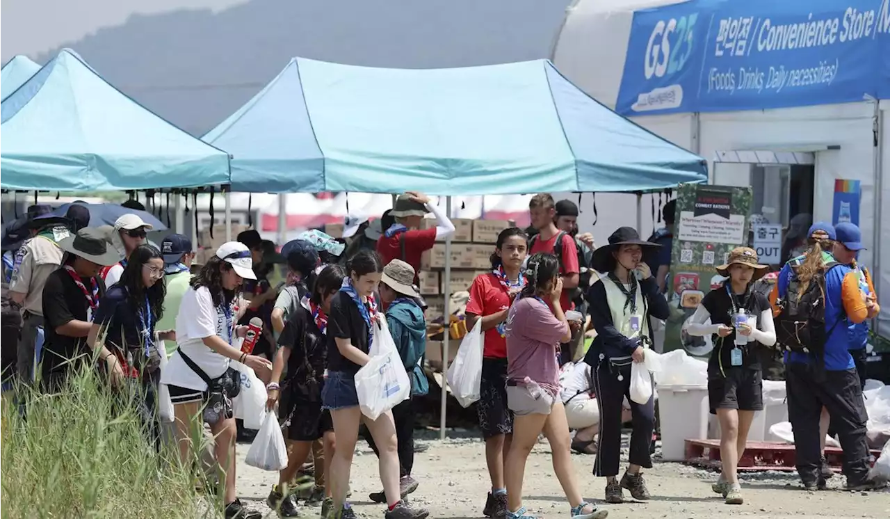 108 attendees at the World Scout Jamboree treated for heat-related illnesses in South Korea