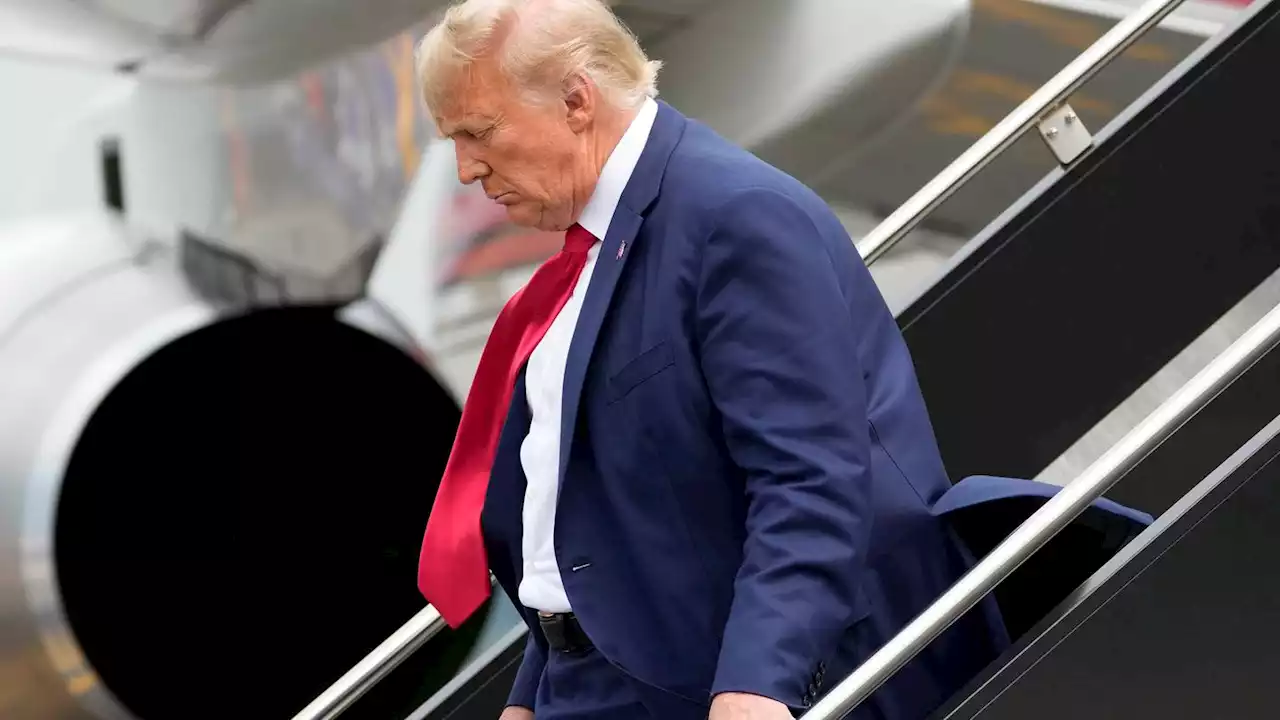 Trump appearing before judge in DC courthouse to face charges he tried to overturn the 2020 election