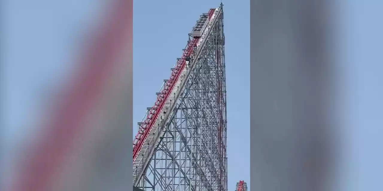 Malfunction forces riders to climb down 200-foot roller coaster at Cedar Point