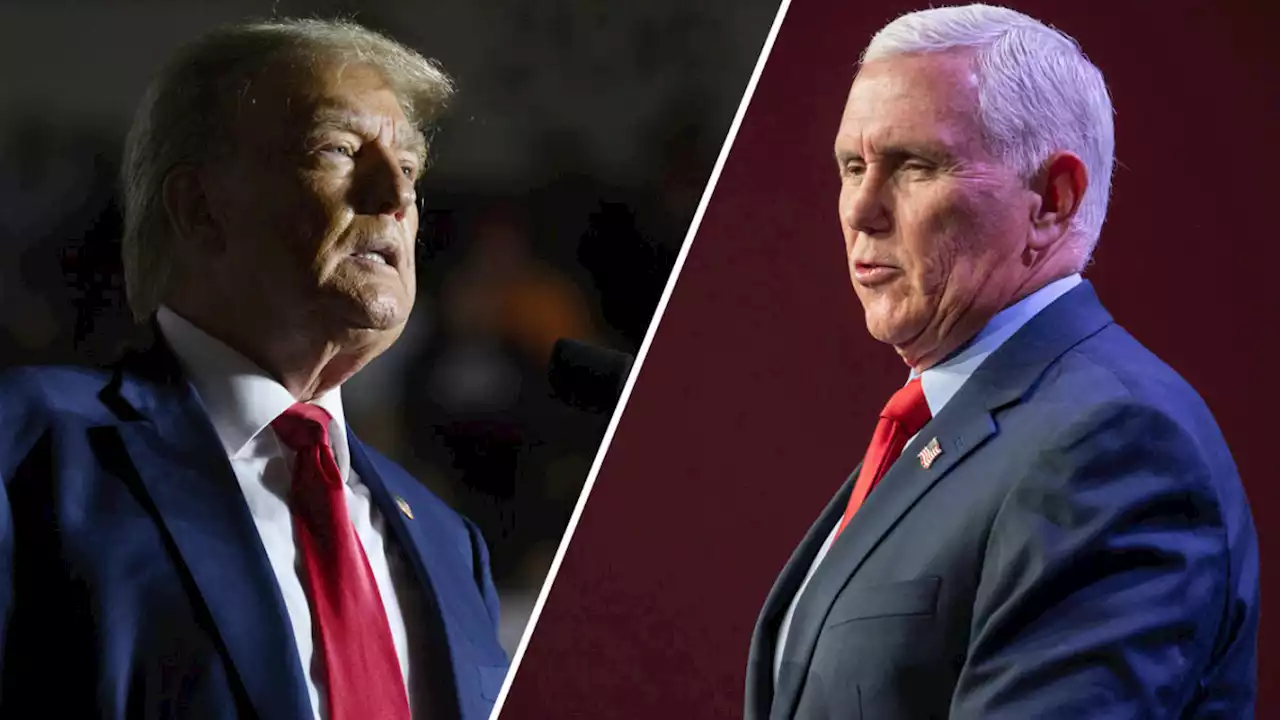 Trump indictment renews tensions between Pence and the former president