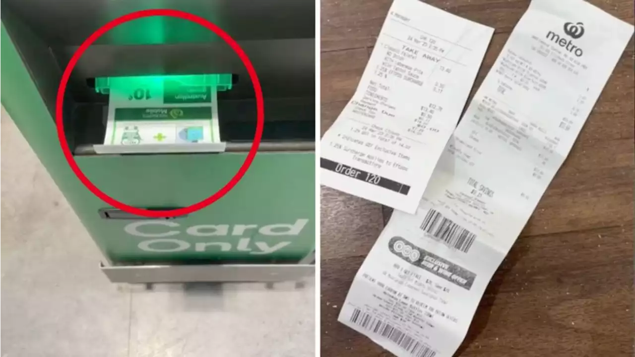 Woolworths hits back at shocking claim about its receipts