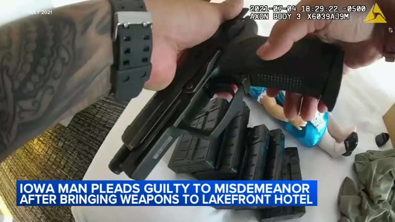 Iowa man pleads guilty after guns found in room at W hotel downtown