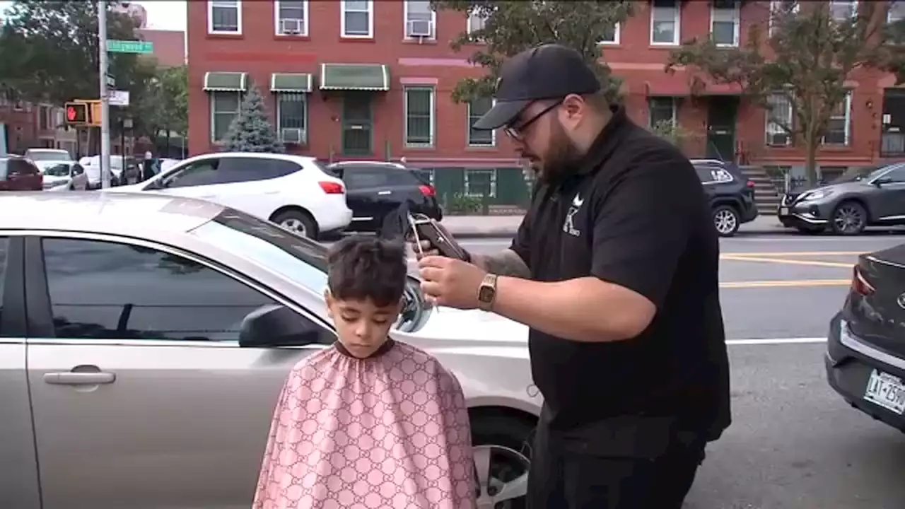 Bronx event provides free back-to-school haircuts for kids and free food for their families