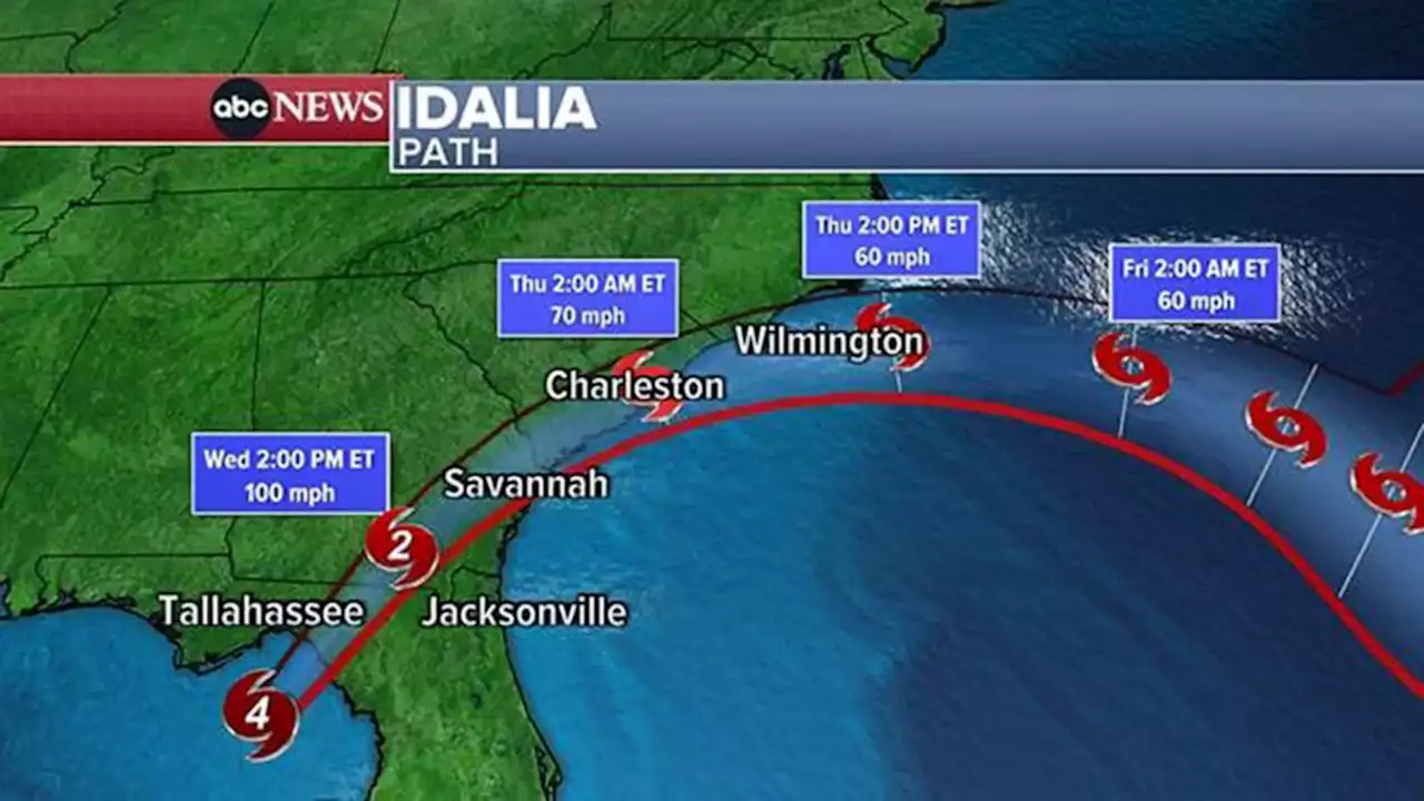 Hurricane Idalia tracker: Maps, live radar show storm's path, potential impact on Florida