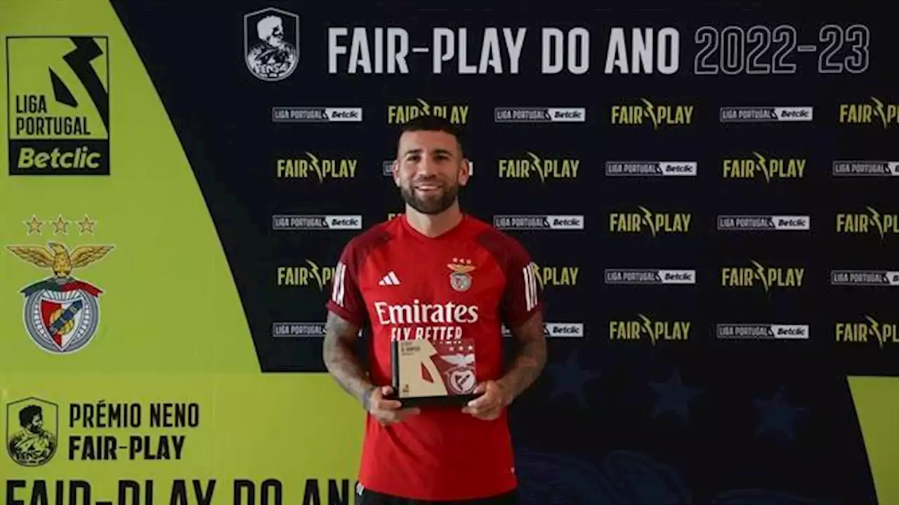 Águias receberam prémio 'fair play' da época passada (Benfica)