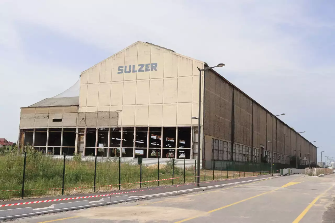 Mantes-la-Ville : la halle Sulzer sera mise à nu en 2024