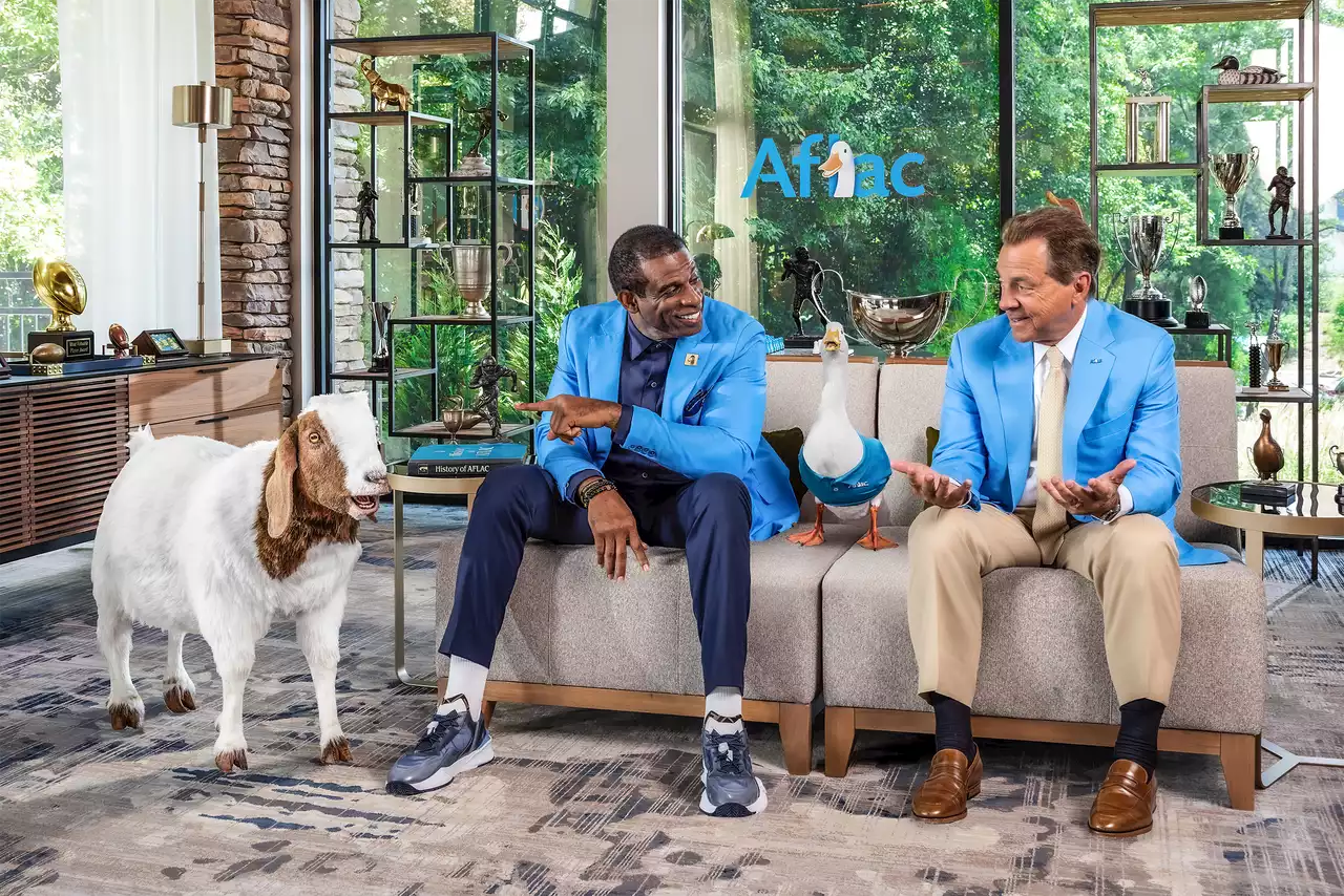 Here’s Nick Saban, Deion Sanders back for newest Aflac commercial