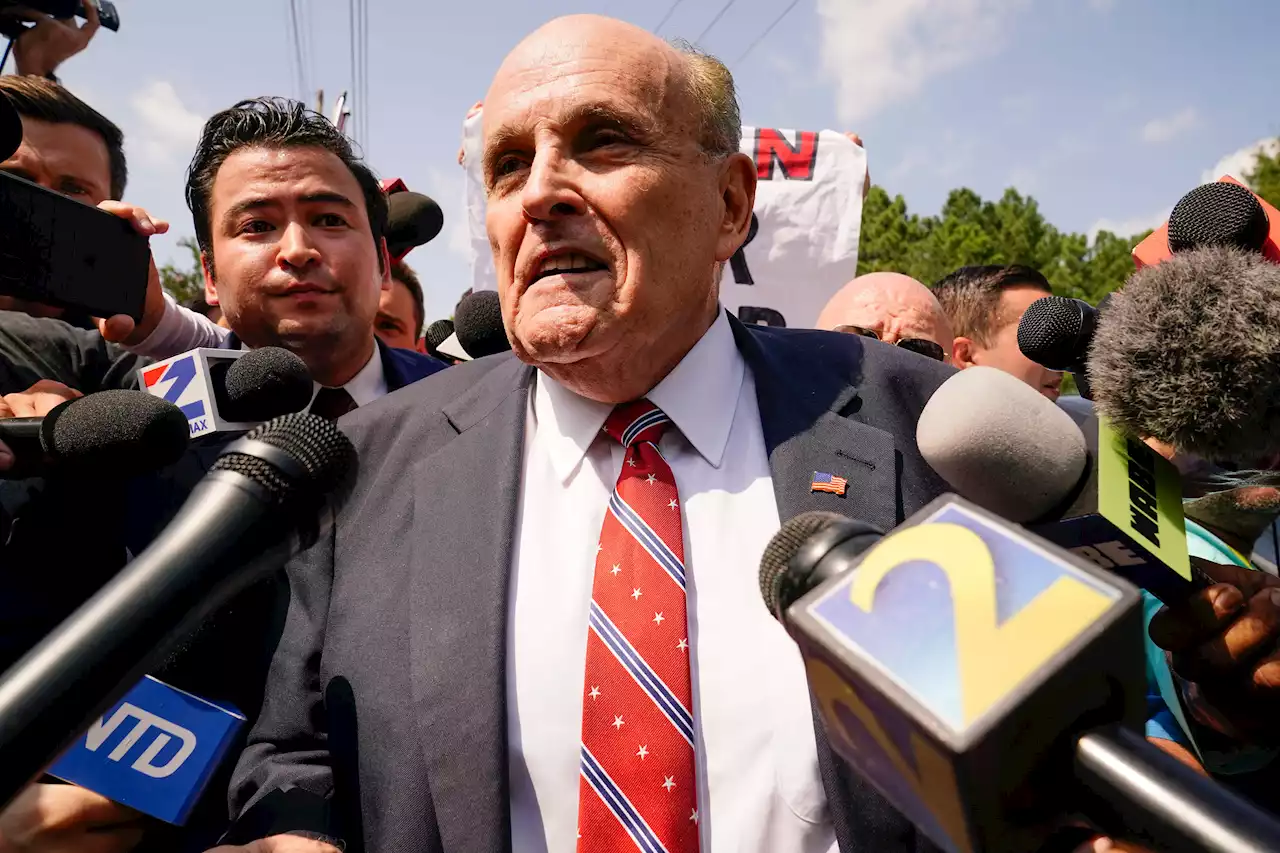 Judge orders default judgment, sanctions against Rudy Giuliani in election workers’ lawsuit