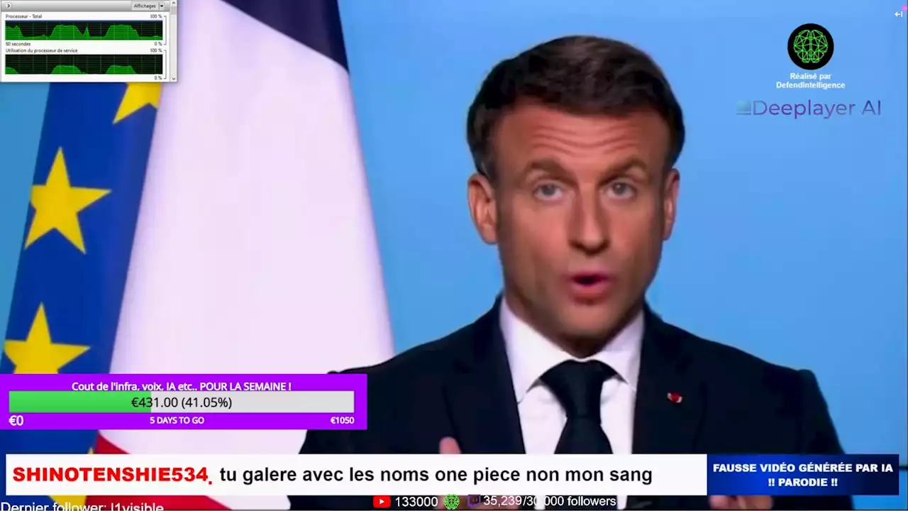 L'IA interactive d'Emmanuel Macron a été bannie de la plateforme Twitch