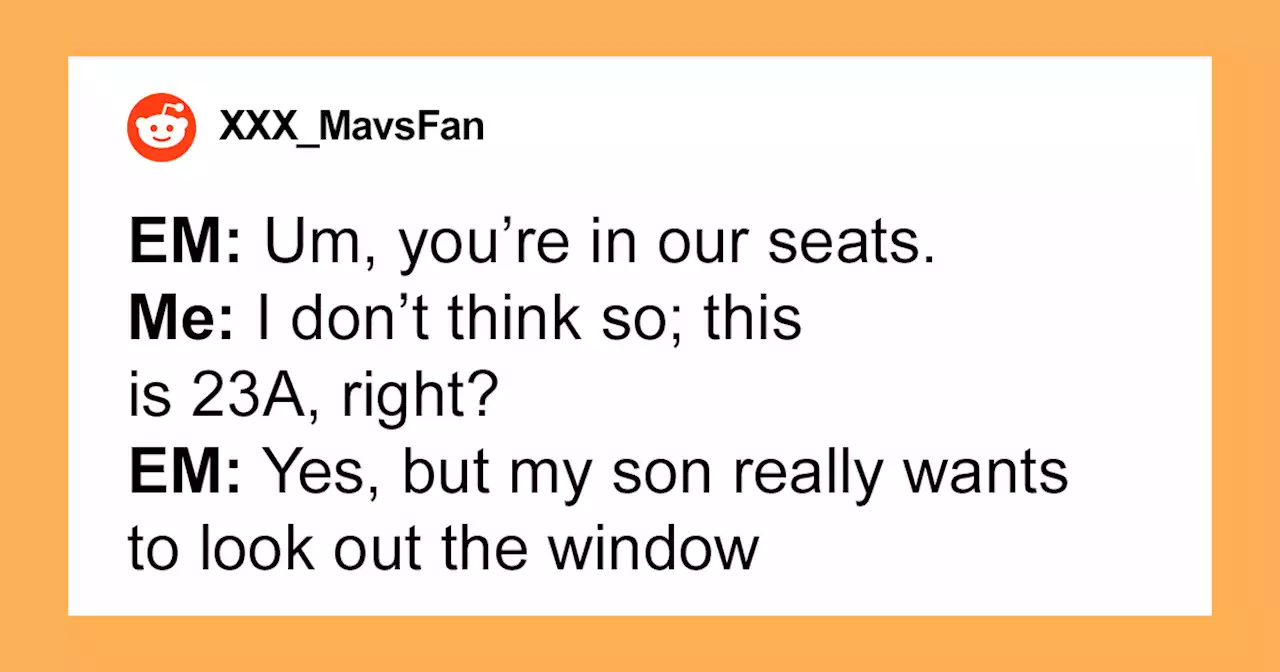 Entitled Mom Demands Her Child Get The Window Seat Because He Deserves It More