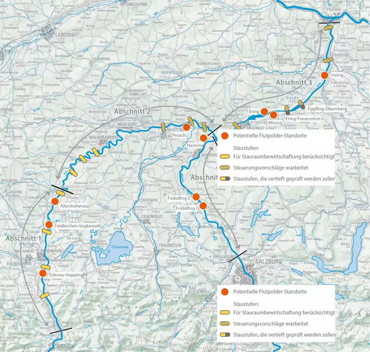 Besserer Hochwasserschutz möglich: Inn-Studie vorgestellt