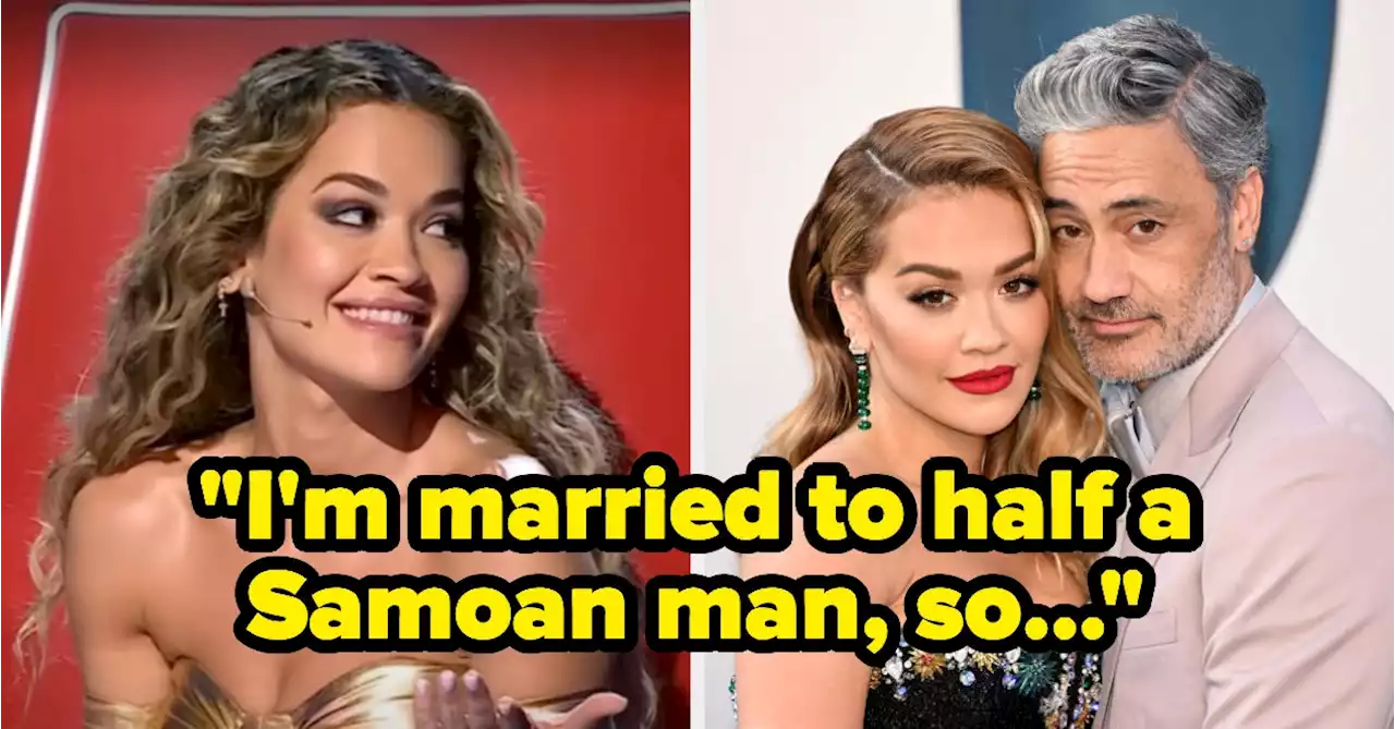 Rita Ora Is Facing Criticism For Getting Her Husband Taika Waititi's Ethnicity Wrong On TV