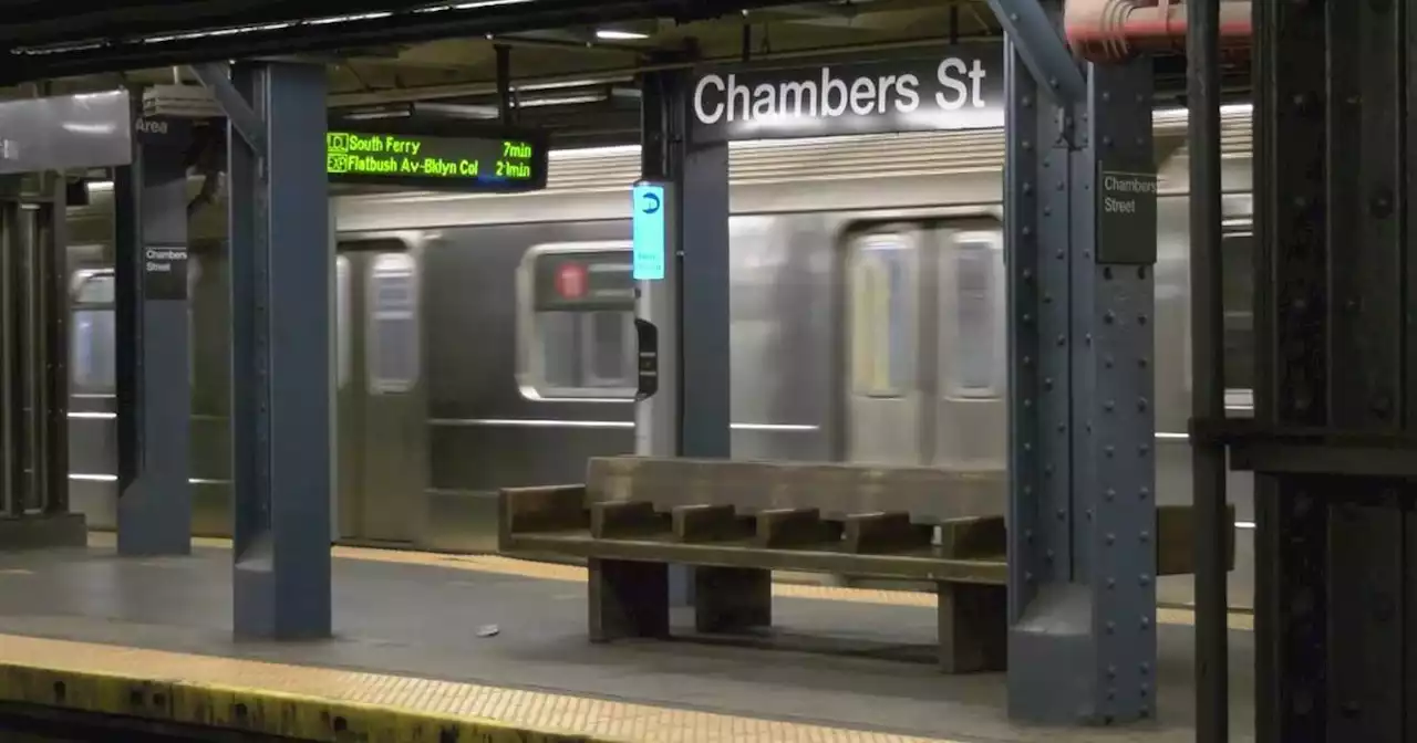 Police: Woman pushed onto subway tracks in unprovoked attack at Chambers Street station in Manhattan