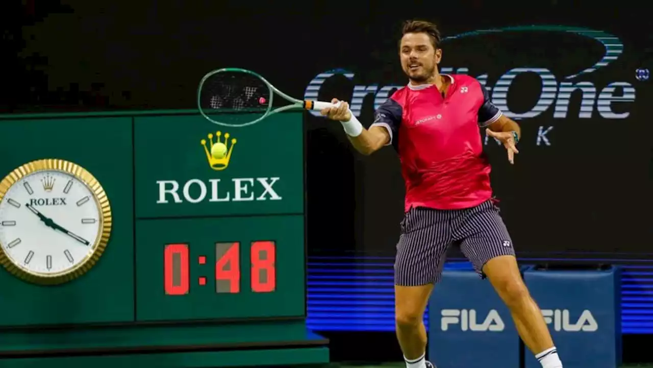 Wawrinka becomes oldest man to win singles clash at US open since 1992