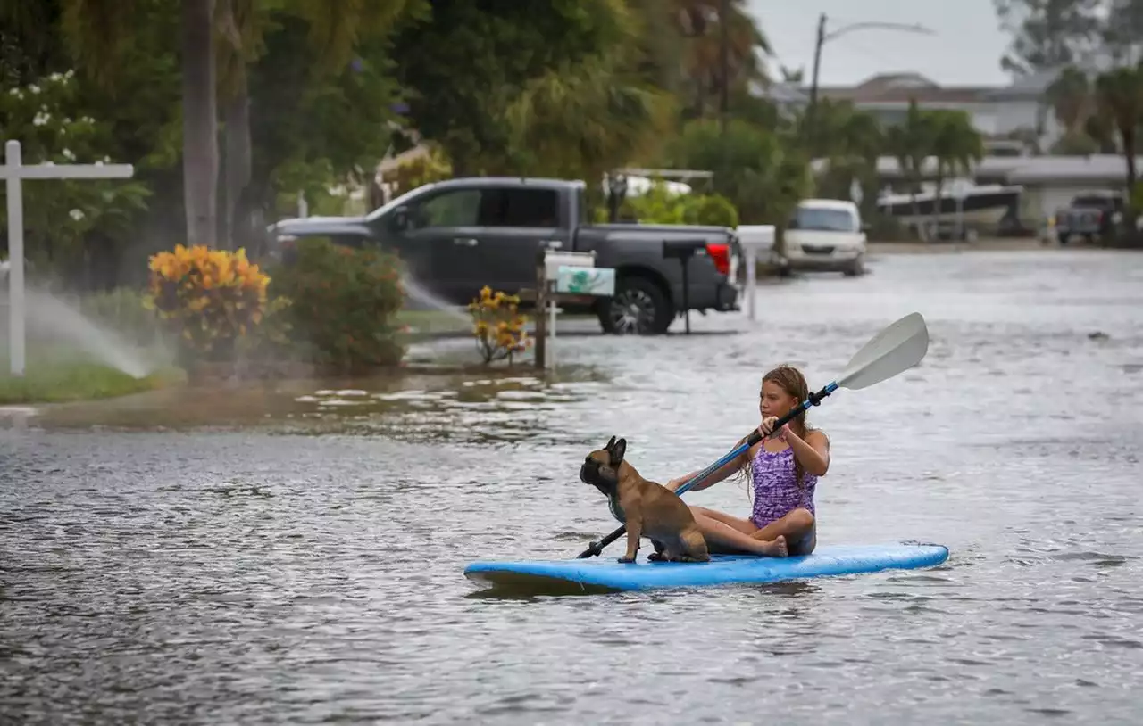 Wednesday’s super blue moon could intensify flooding from Hurricane Idalia by making tides higher