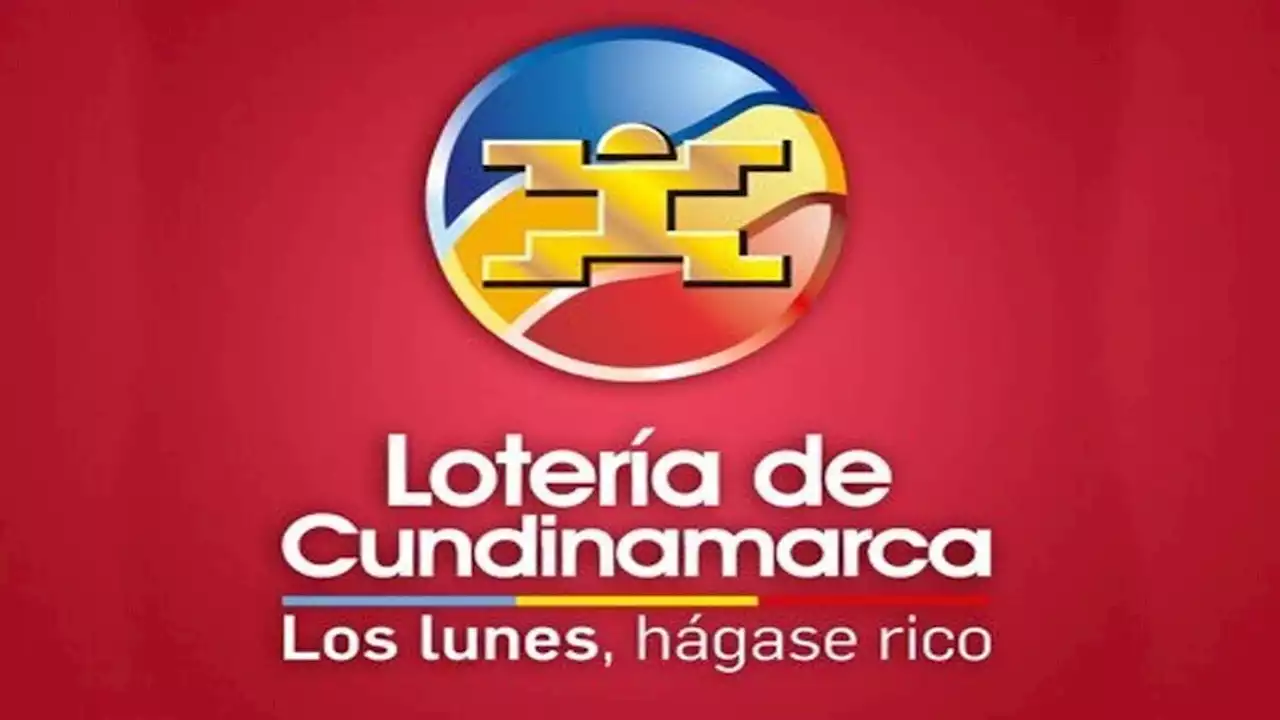 Lotería de Cundinamarca hoy: resultados lunes 28 de agosto de 2023