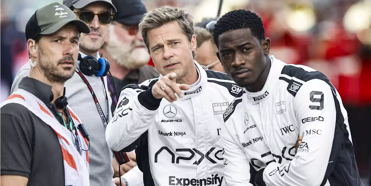 Brad Pitt a Monza per il Gran Premio di Formula 1