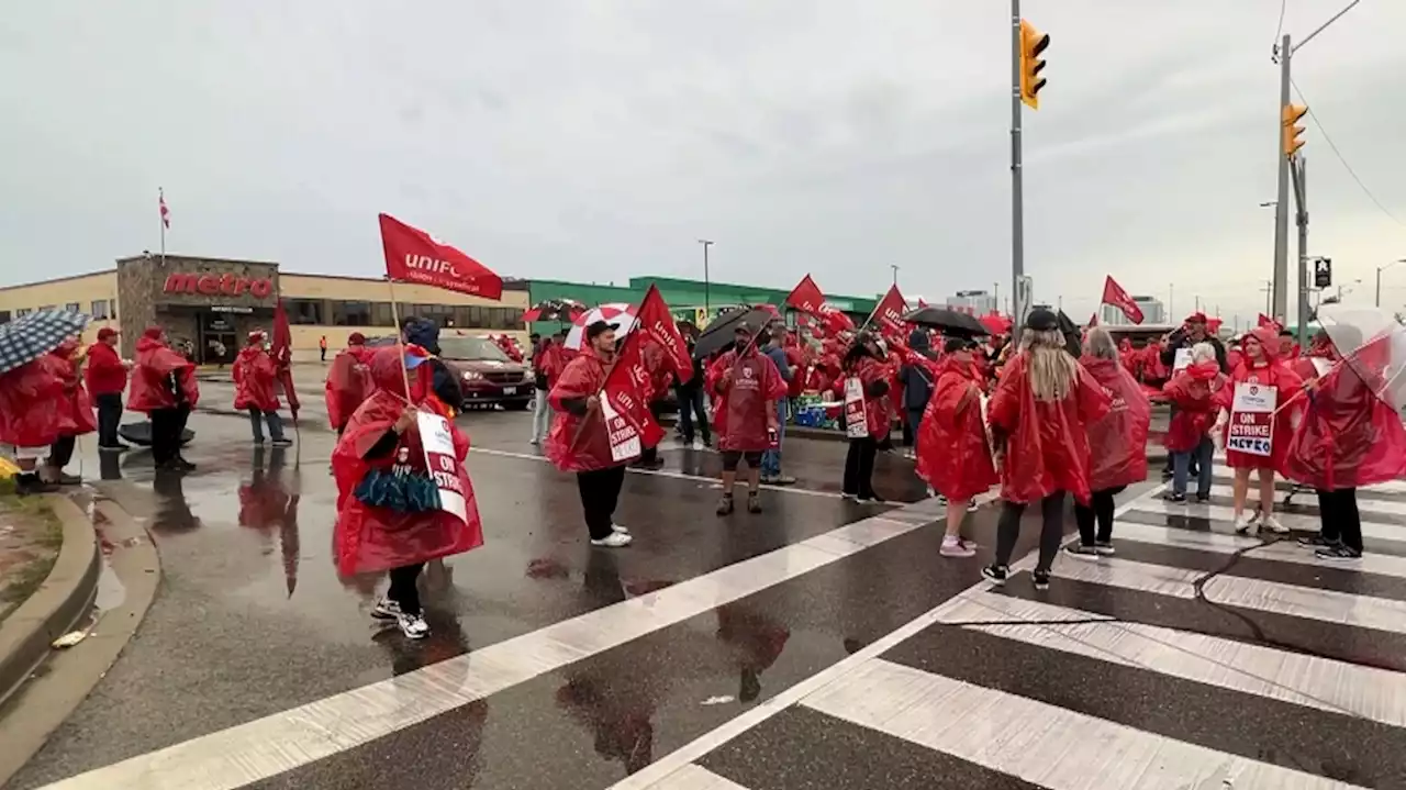 Metro says it has reached tentative deal with union amid strike by grocery store workers