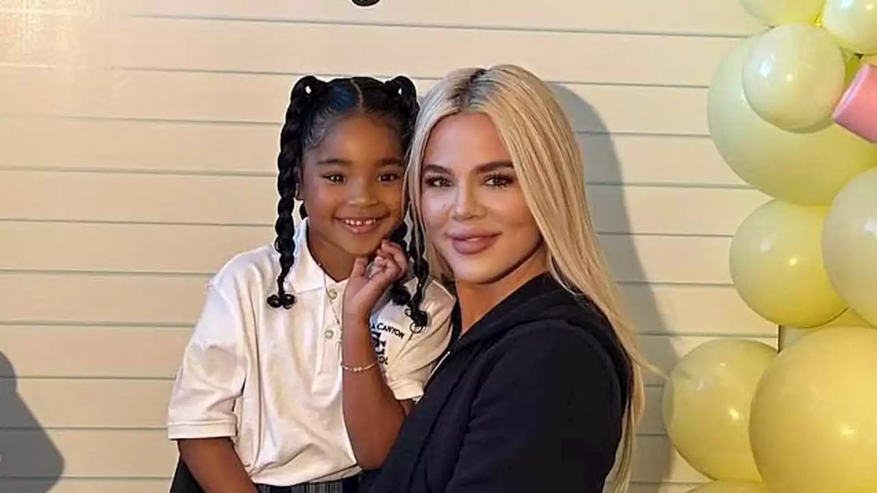 Khloe Kardashian sends daughter True off to her first day of school