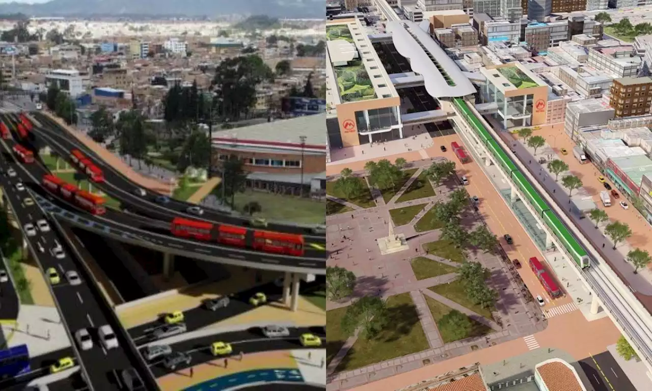 Imágenes muestran cómo se vería Bogotá al terminar obras como el Metro y TransMilenio