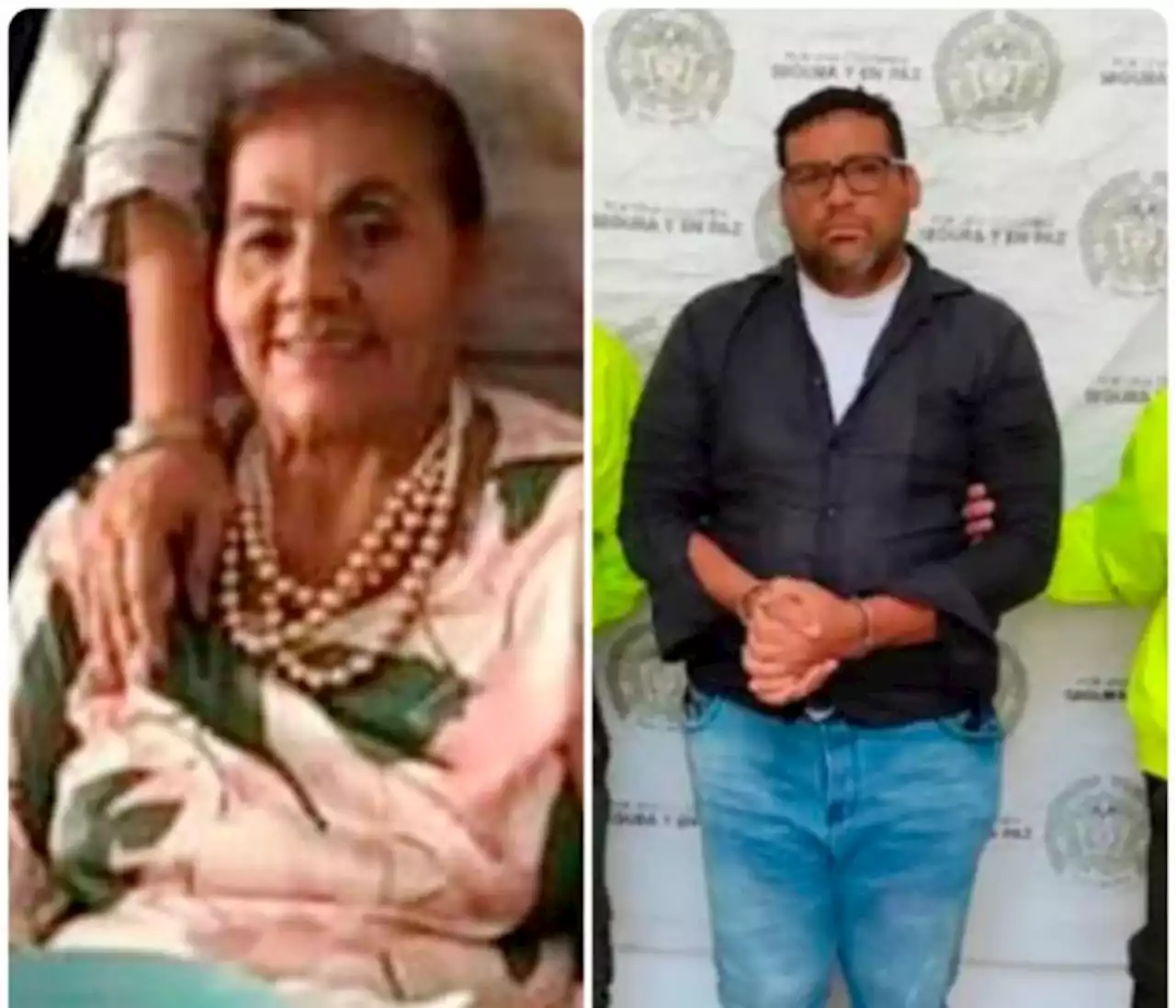 Policía lo capturó por asesinato de su mamá, una comerciante de 80 años