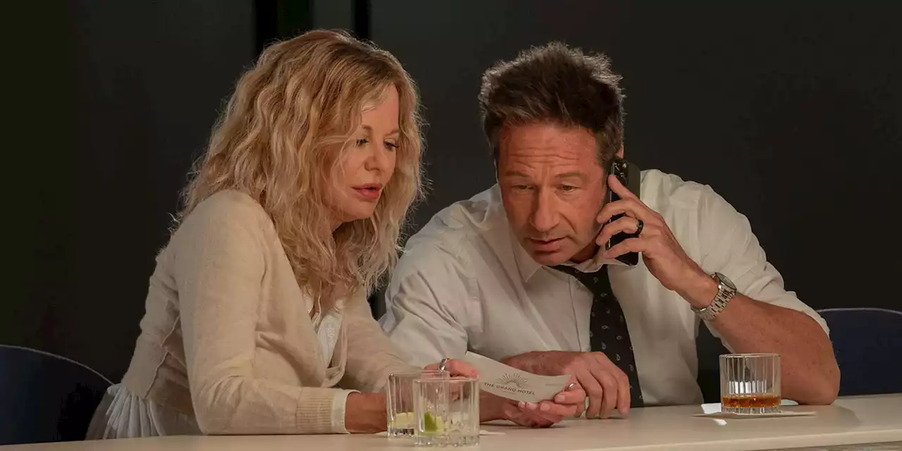 Meg Ryan and David Duchovny flirt in 'What Happens Later' trailer