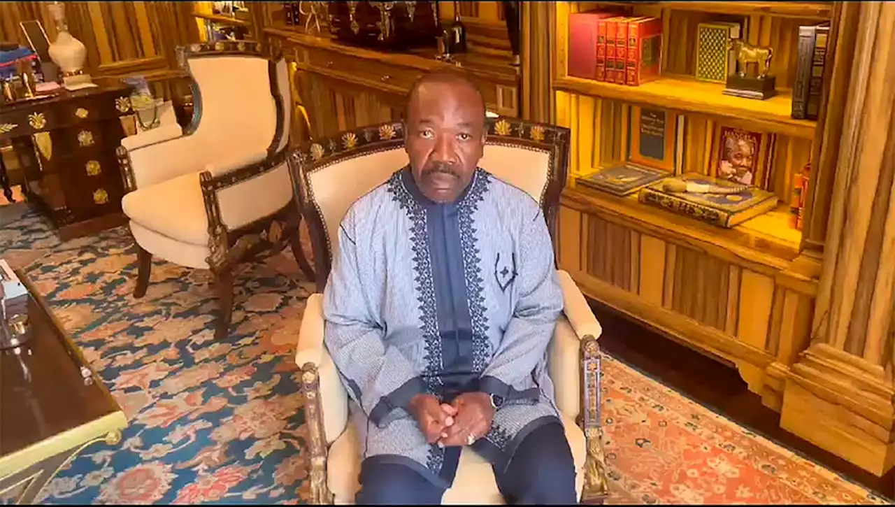 Gabon’s president appeals to ‘friends’ to speak up after military coup