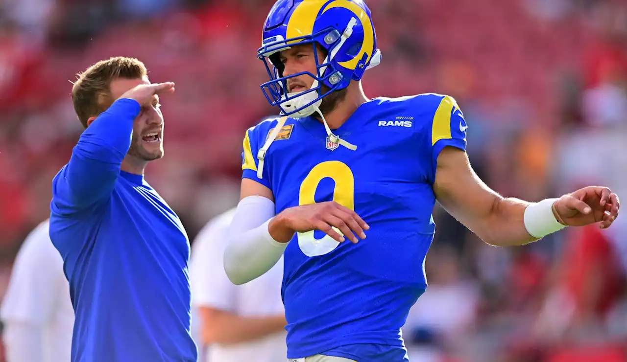 Rams head coach Sean McVay says Matthew Stafford is great at relating to young players