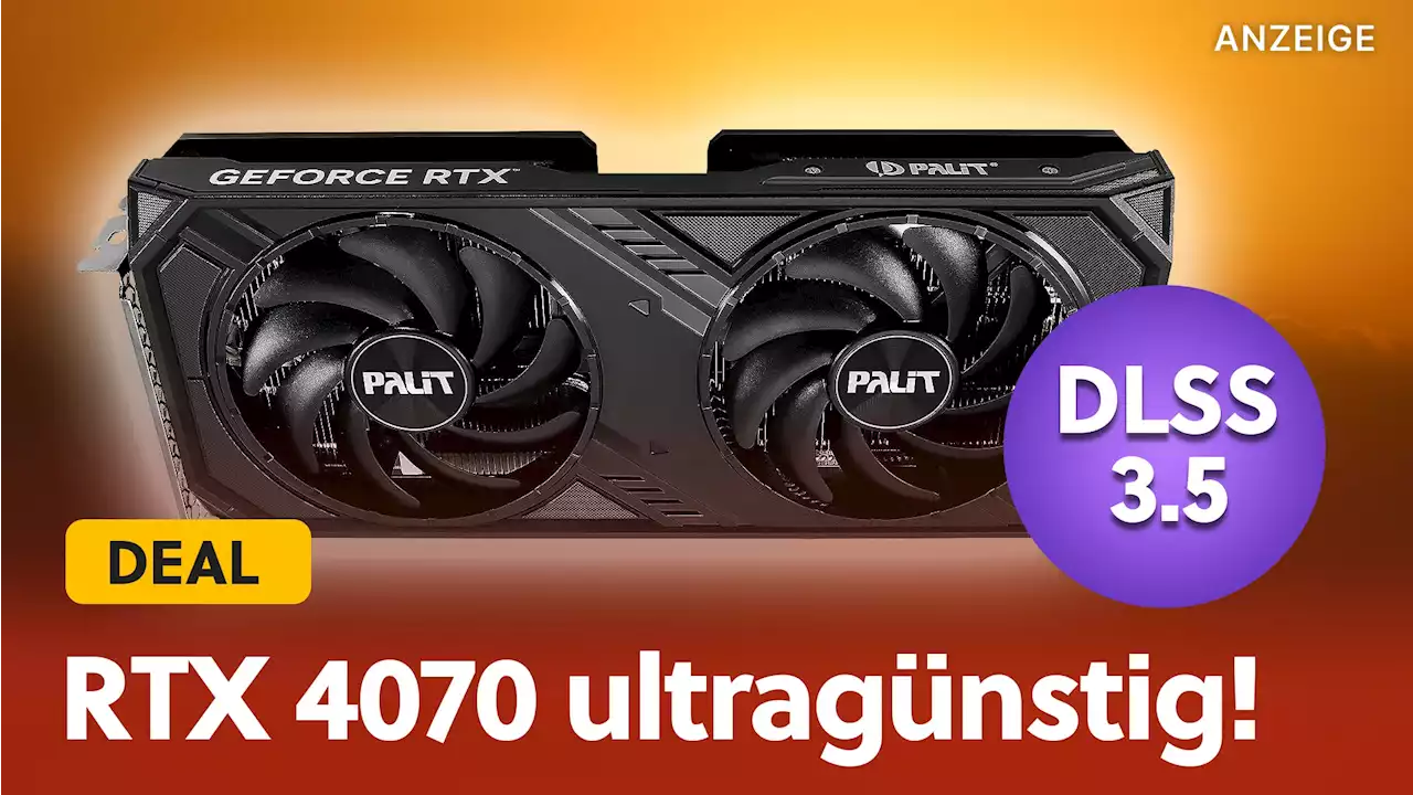 RTX 4070 im Preisfall bei Amazon: Nagelneue NVIDIA WQHD-Grafikkarte für WQHD jetzt supergünstig!