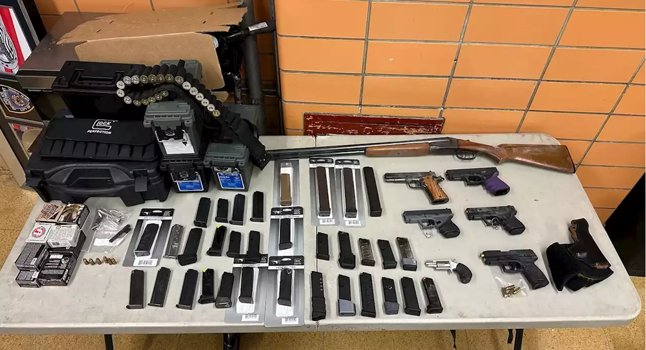 Two Queens men charged with stockpiling dozens of firearms, including ghost guns