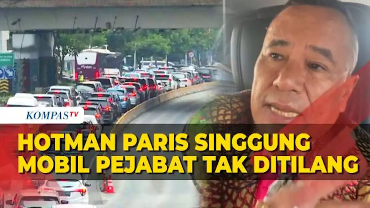 Alasan Hotman Paris Singgung Mobil Pejabat Lewat Bahu Jalan Tak Ditilang