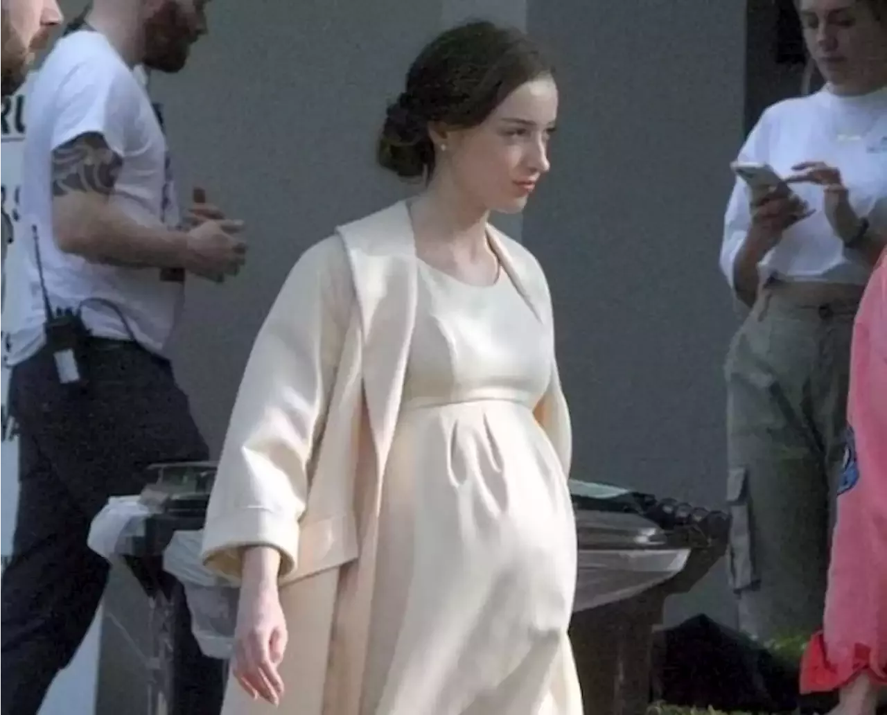 Phoebe Dynevor Shows Off Prosthetic Baby Bump For New Movie