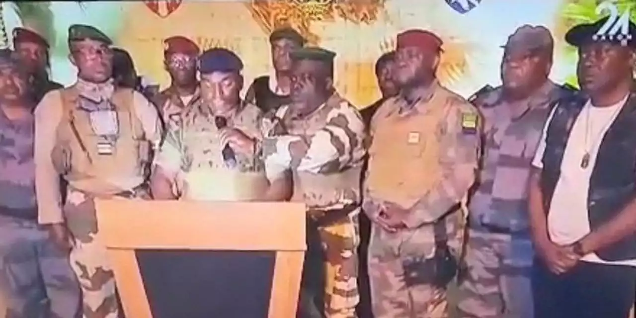 Gabon military officers say they're seizing power just days after the presidential election