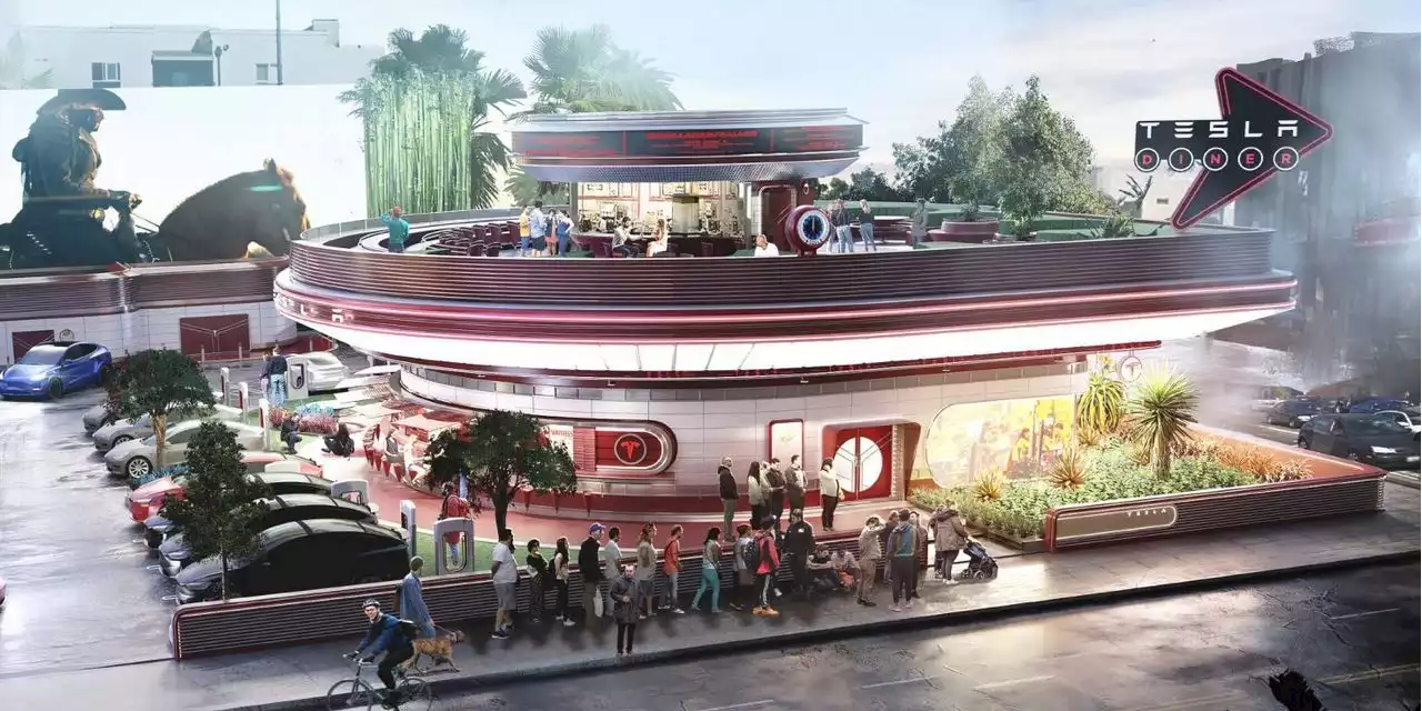 Tesla-themed diner and drive-in theater reportedly gets approved in Los Angeles