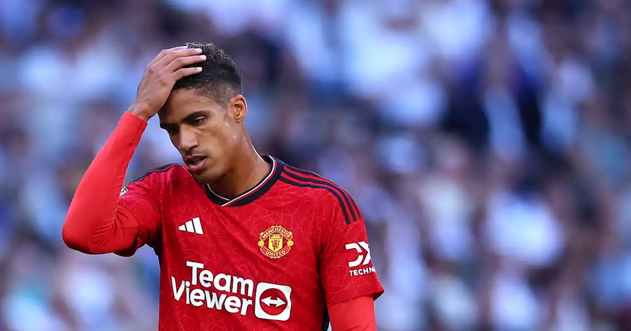 Manchester United confirm Raphael Varane injury blow