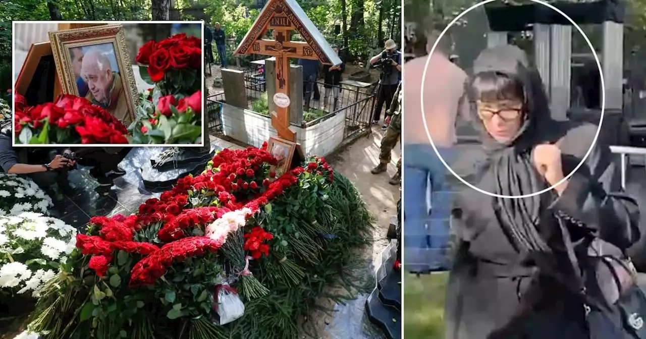 Wife of Prigozhin's doppelgänger 'visited Wagner chief's tomb day after funeral'