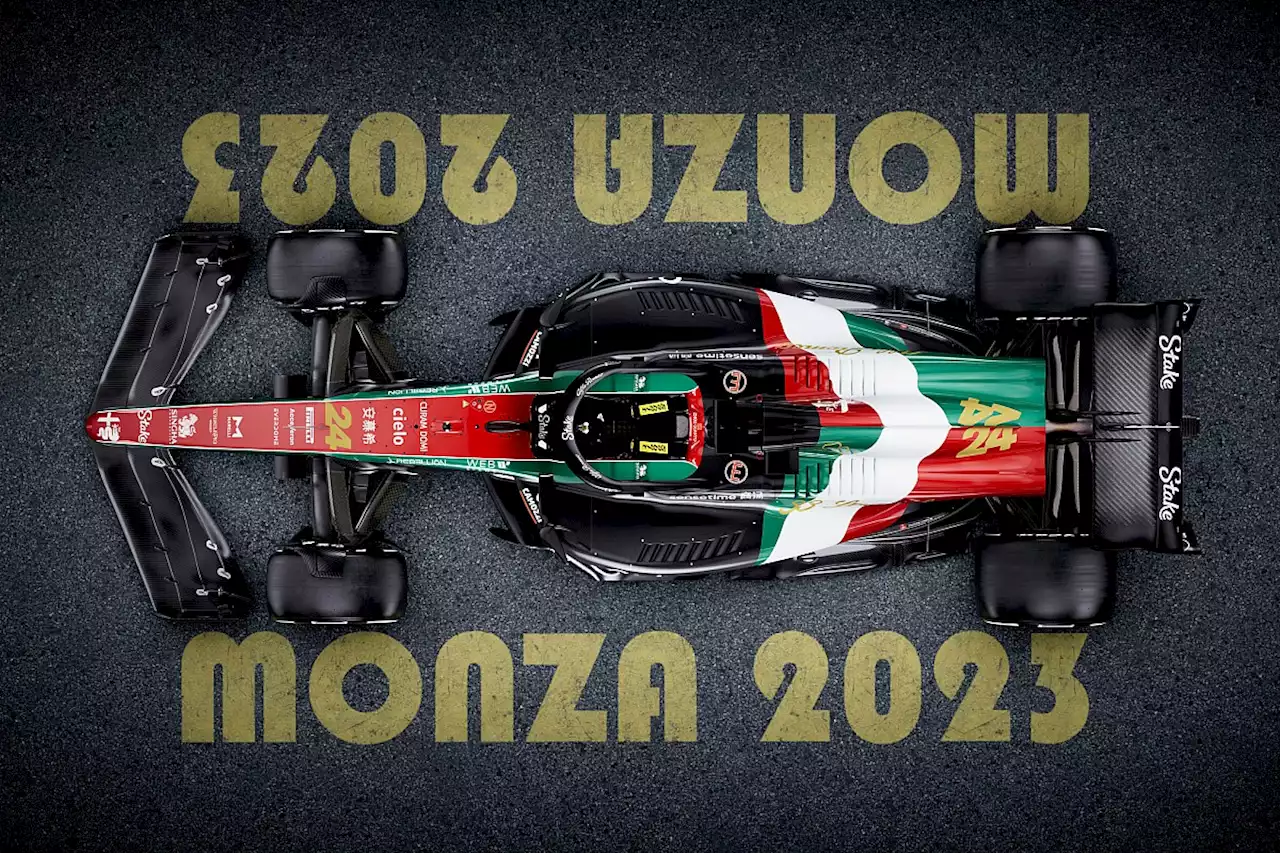 Alfa Romeo reveals striking special livery for F1 Italian GP