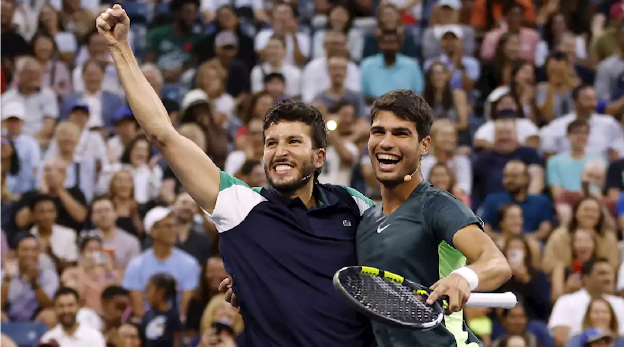 Carlos Alcaraz interpretó una canción de Sebastián Yatra para celebrar triunfo en el US Open: video