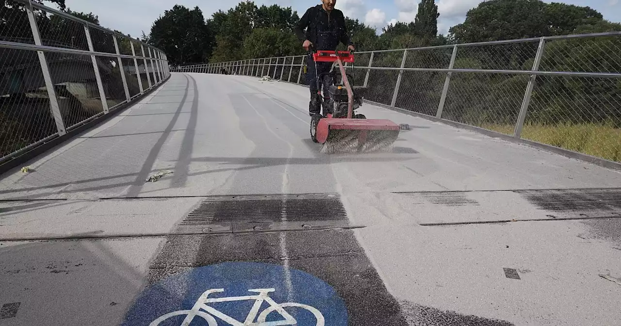 Letzter Schliff für die neue Sielbrücke in Bad Oeynhausen