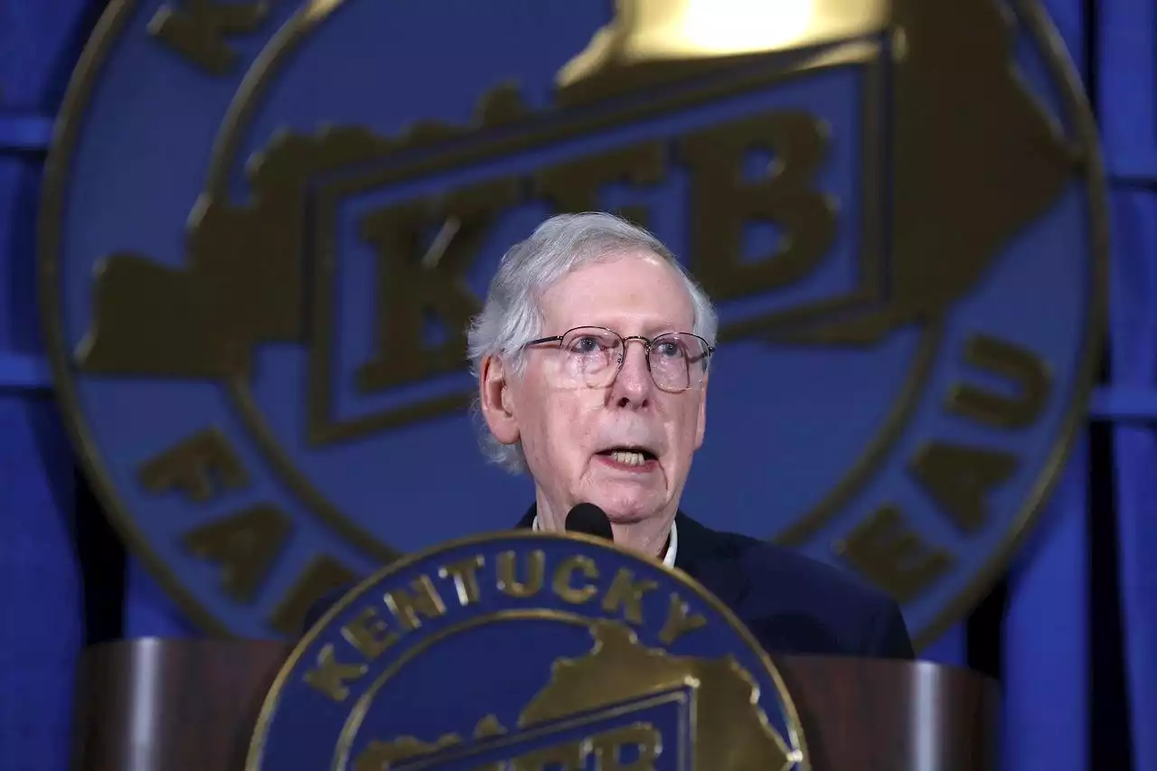 Senate GOP leader Mitch McConnell appears to freeze up again, this time at a Kentucky event