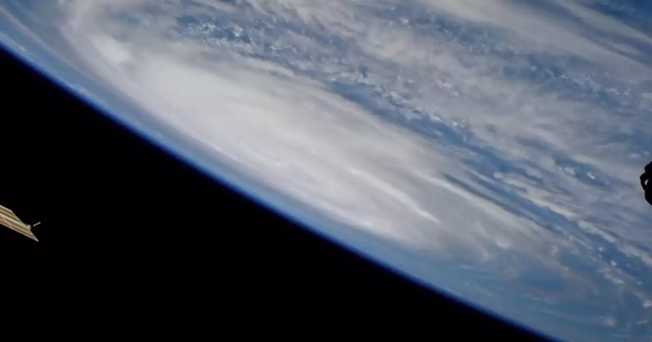 Hurricane Idalia as Seen From the International Space Station