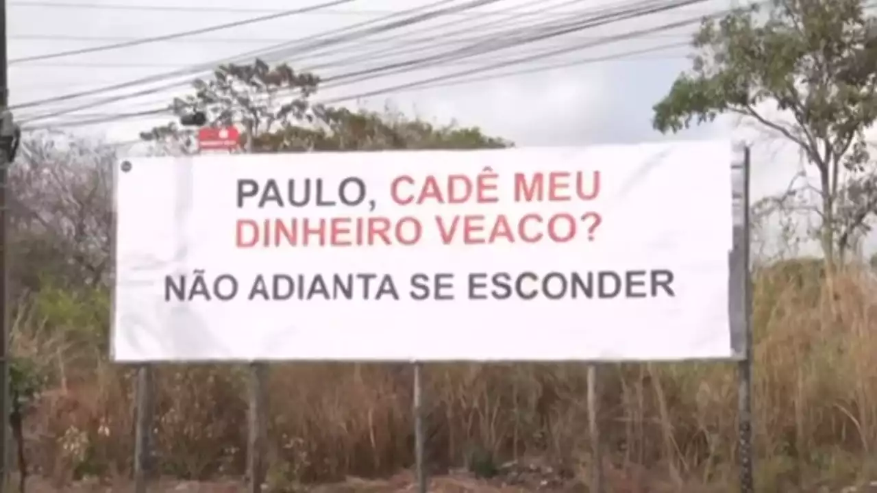 ‘Paulo, cadê meu dinheiro?’: outdoors de cobrança são espalhados por Teresina