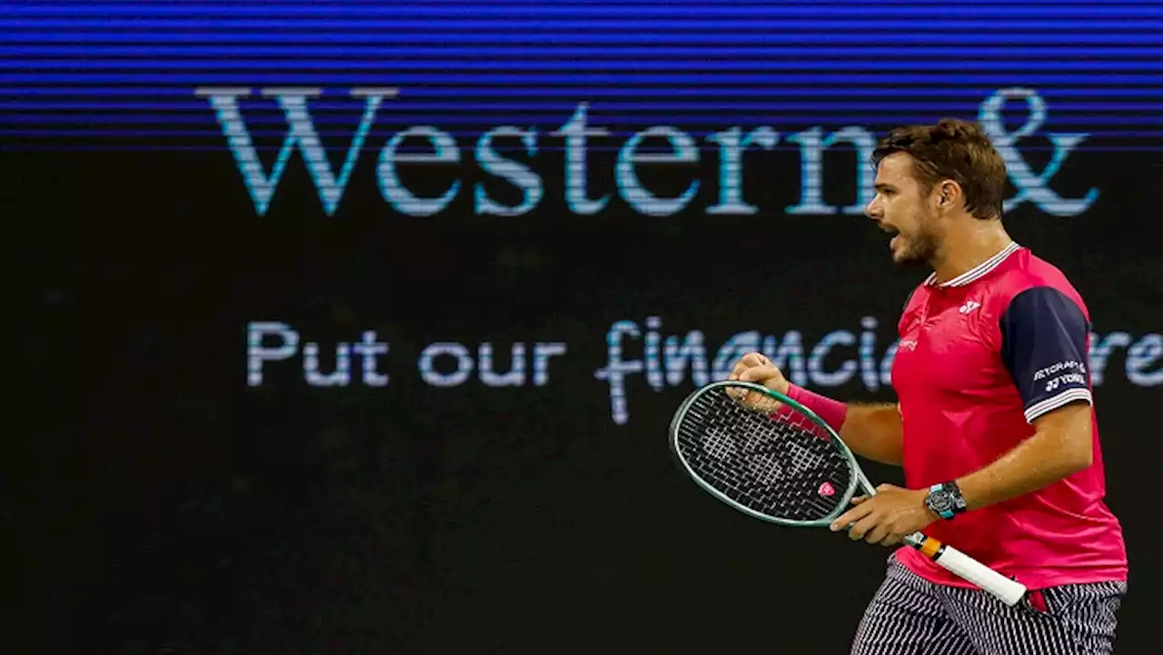 Wawrinka becomes oldest man to win singles clash at US open since 1992