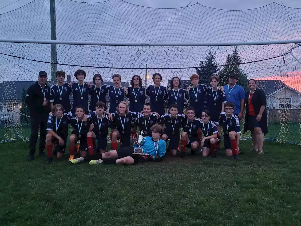 Summerside United U15 boys win First Division soccer title