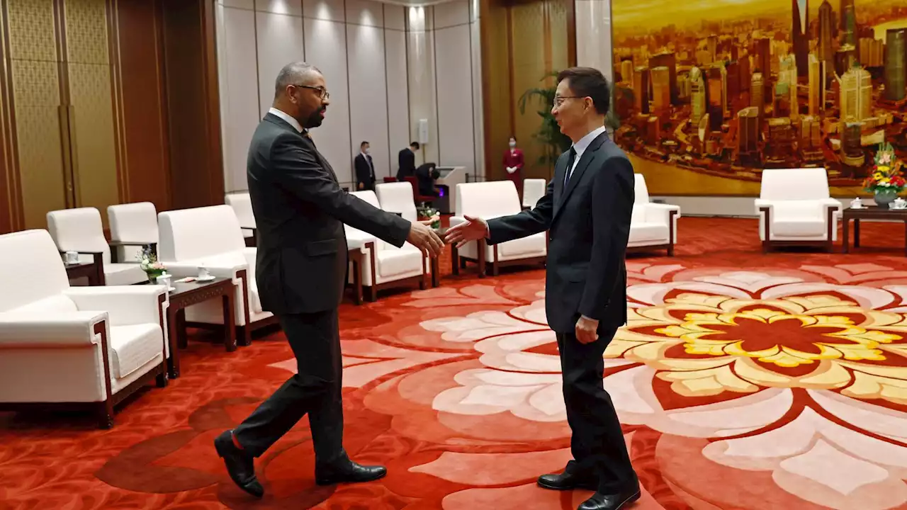 China: 'Stakes are high' as foreign secretary James Cleverly visits Beijing seeking a 'reset' in UK-China relationship