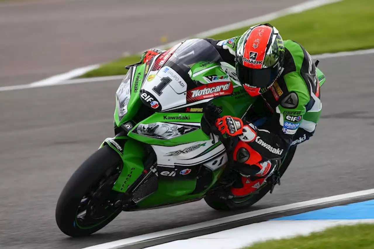 Donington, Lauf 1: Tom Sykes gewinnt Kawasaki-Krimi