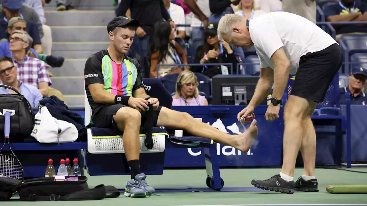 US Open: Dominik Koepfer muss gegen Carlos Alcaraz verletzt aufgeben