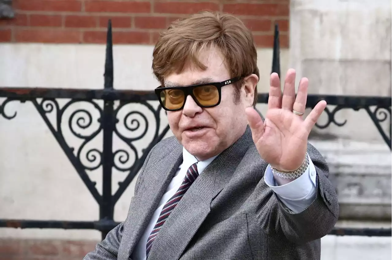 Elton John, 76, in 'good health' after being hospitalised for fall at his home