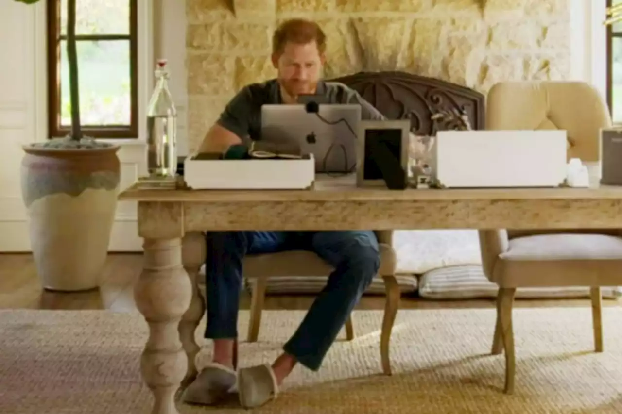 Inside Prince Harry’s lavish home office with 'thrones' & a sweet pic of Archie