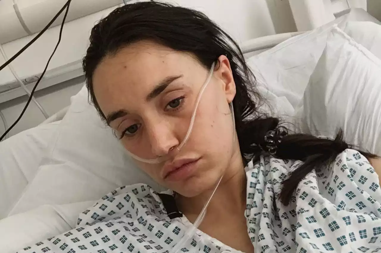 Pregnant Towie star Clelia Theodorou reveals full extent of her injuries as she uses a wheelchair after tragic crash